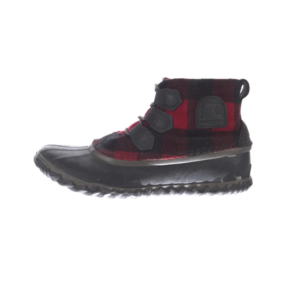 Sorel Wool Printed Lace-Up Boots Size 6